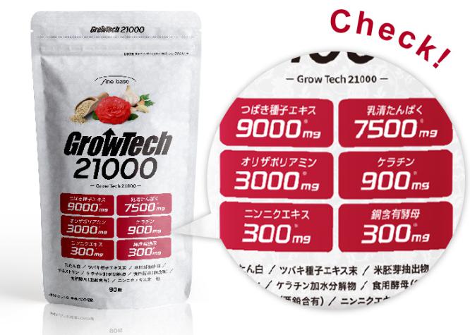 グロウテック21000(GrowTech)　成分・原材料